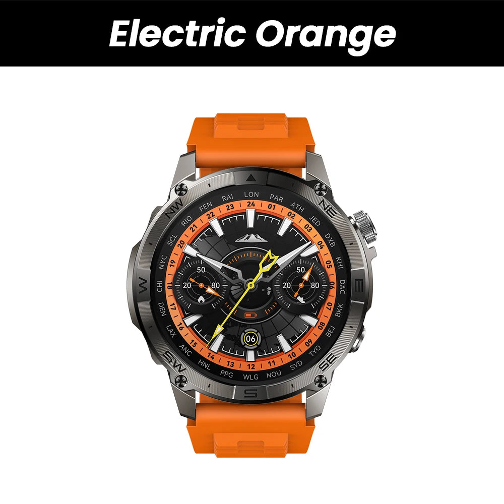 New Zeblaze Stratos 2 plus GPS Smart Watch Men 1.43'' AMOLED Display Compass Barometric Altimeter Fitness Tracking Smartwatch