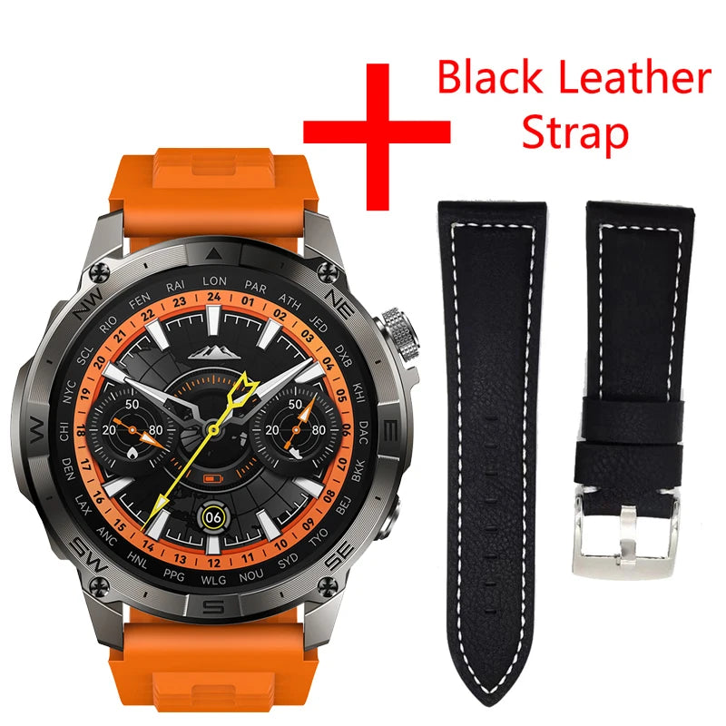 New Zeblaze Stratos 2 plus GPS Smart Watch Men 1.43'' AMOLED Display Compass Barometric Altimeter Fitness Tracking Smartwatch