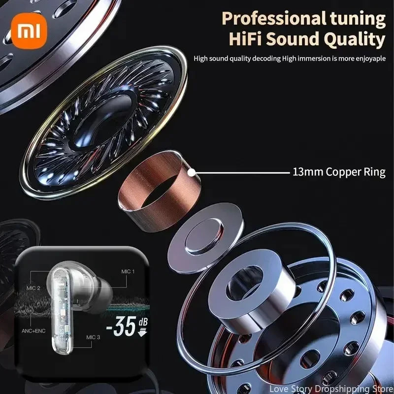 Xiaomi  Color Screen Earbuds Touch Control Bluetooth Wireless In-Ear Ultra Long Battery Life Advanced Noise Cancellation