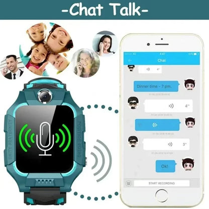 Xiaomi Kids 4G Smart Watch SOS GPS Location Sim Card Call Camera Child Smartwatch Camera Waterproof Watch Gift for IOS Android