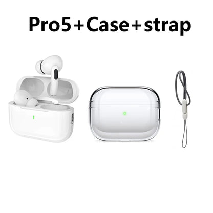 Wireless Bluetooth Earphones Pro 5 TWS Max Sport Earbuds in Ear Noise Cancelling Headset for Iphone Android Headphone