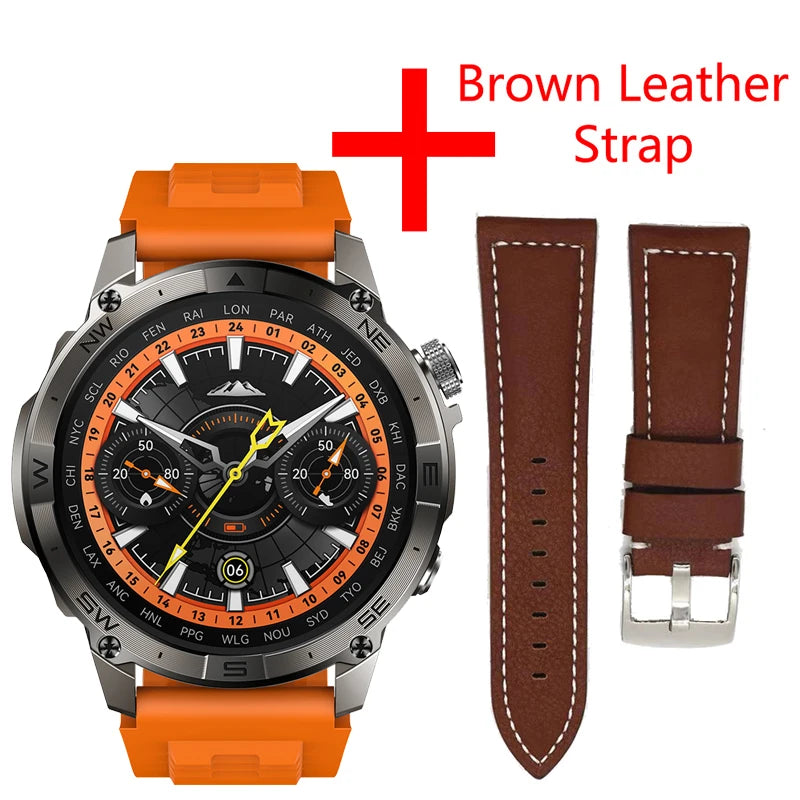 New Zeblaze Stratos 2 plus GPS Smart Watch Men 1.43'' AMOLED Display Compass Barometric Altimeter Fitness Tracking Smartwatch