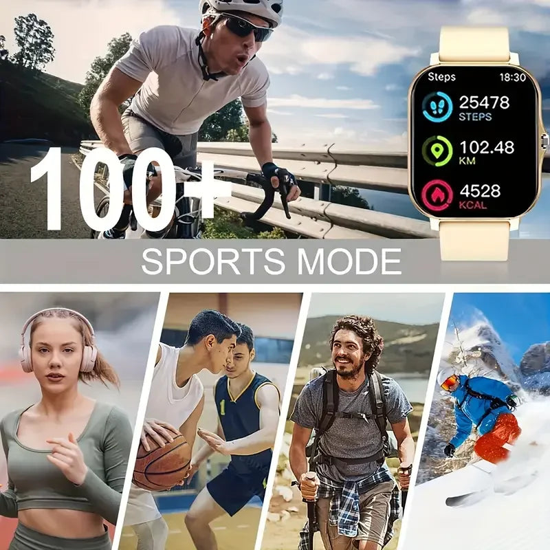 2025 New Smart Watch Bluetooth Talking Blood Oxygen/Blood Pressure Monitor Smart Watch for Women Men Holiday Gift