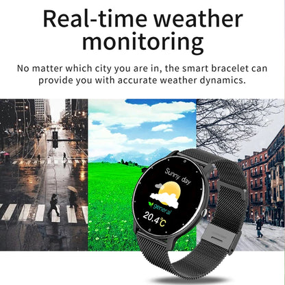 2025 Smart Watch Ladies Full Touch Screen Sports Fitness Watch IP67 Waterproof Bluetooth for Android Ios Smart Watch Female