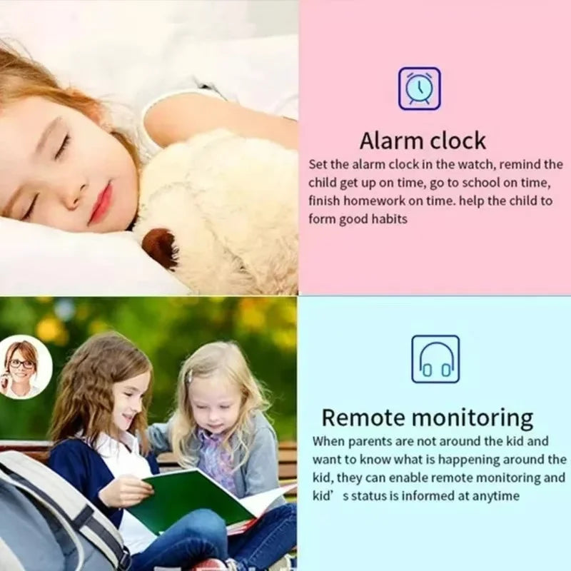 Xiaomi Kids 4G Smart Watch SOS GPS Location Sim Card Call Camera Child Smartwatch Camera Waterproof Watch Gift for IOS Android
