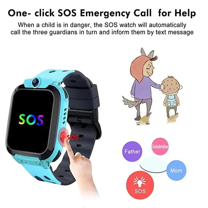 Xiaomi 4G Kids Smart Watch Mini Kids Phone with Call SOS Camera 3 in 1 Cartoon Watch Girl Boy Birthday Christmas Gift 2025New