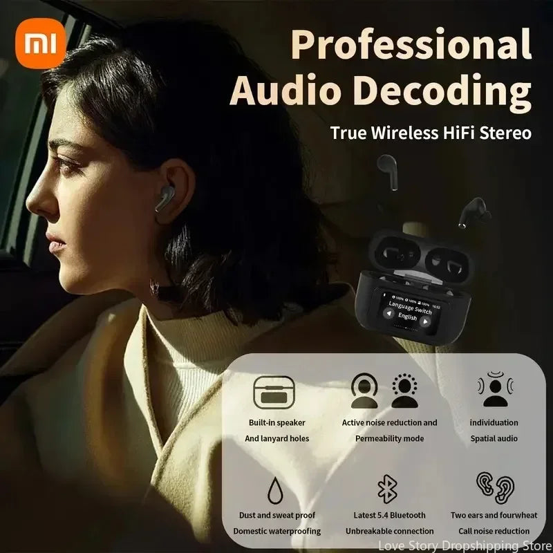 Xiaomi  Color Screen Earbuds Touch Control Bluetooth Wireless In-Ear Ultra Long Battery Life Advanced Noise Cancellation