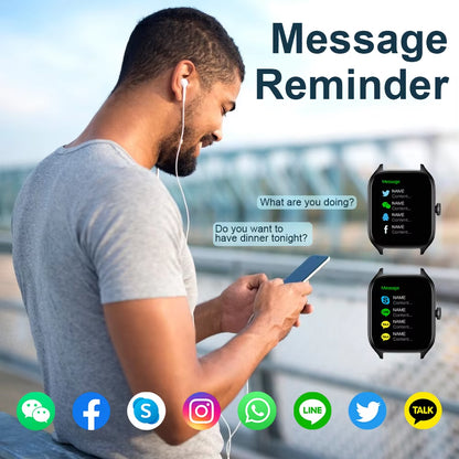 H9 and H6 Smartwatch Dial to Answer Calls Calorie Tracking Heart Rate Blood Oxygen Monitoring Bluetooth Smart Watch