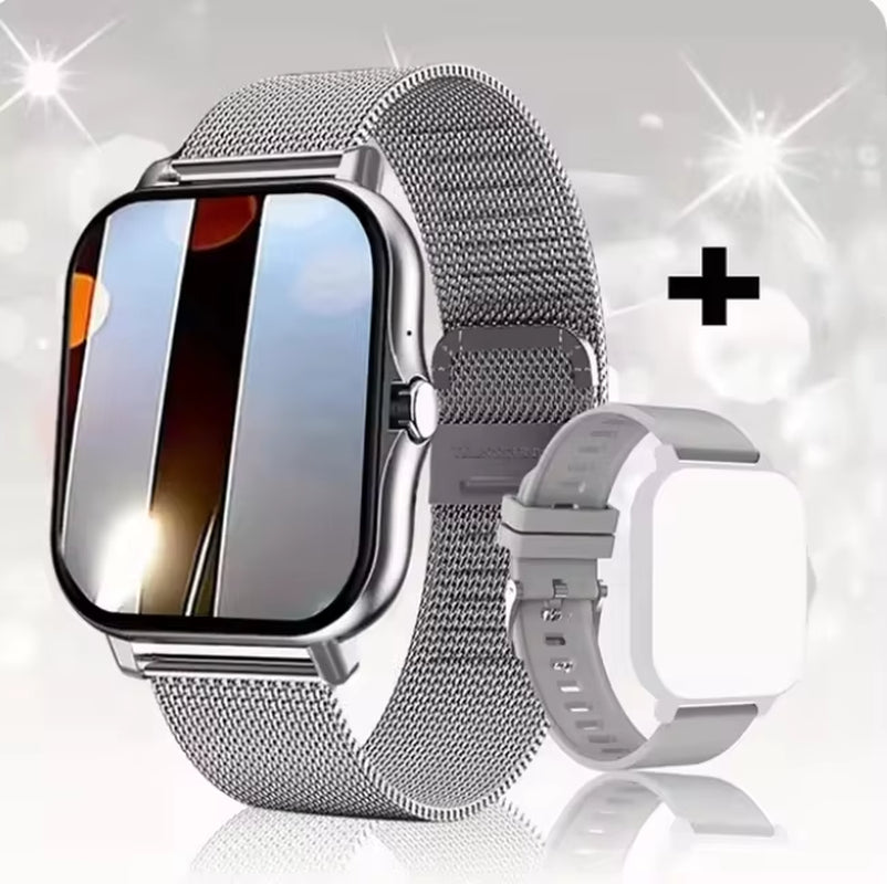 2025 New Smart Watch Bluetooth Talking Blood Oxygen/Blood Pressure Monitor Smart Watch for Women Men Holiday Gift