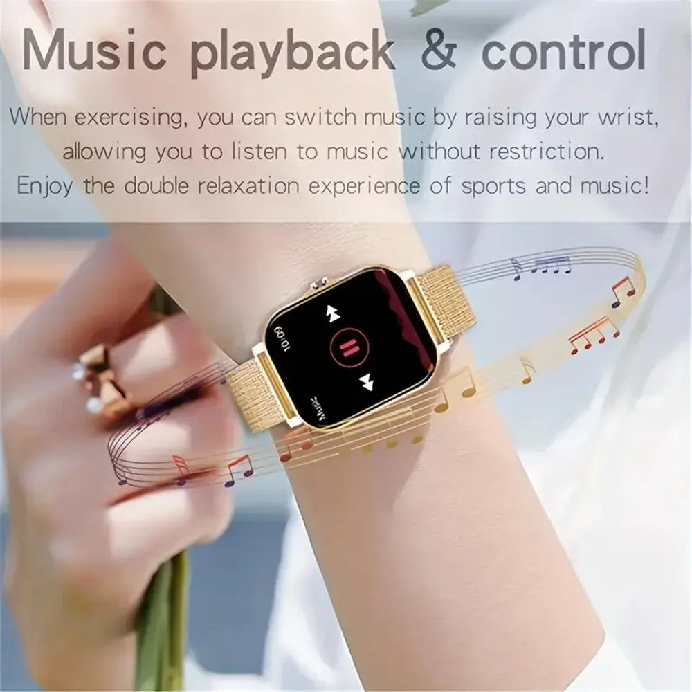 2025 New Smart Watch Bluetooth Talking Blood Oxygen/Blood Pressure Monitor Smart Watch for Women Men Holiday Gift