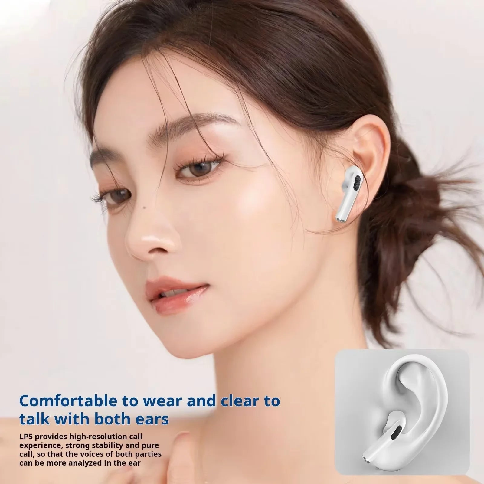 Wireless Bluetooth Earphones Pro 5 TWS Max Sport Earbuds in Ear Noise Cancelling Headset for Iphone Android Headphone