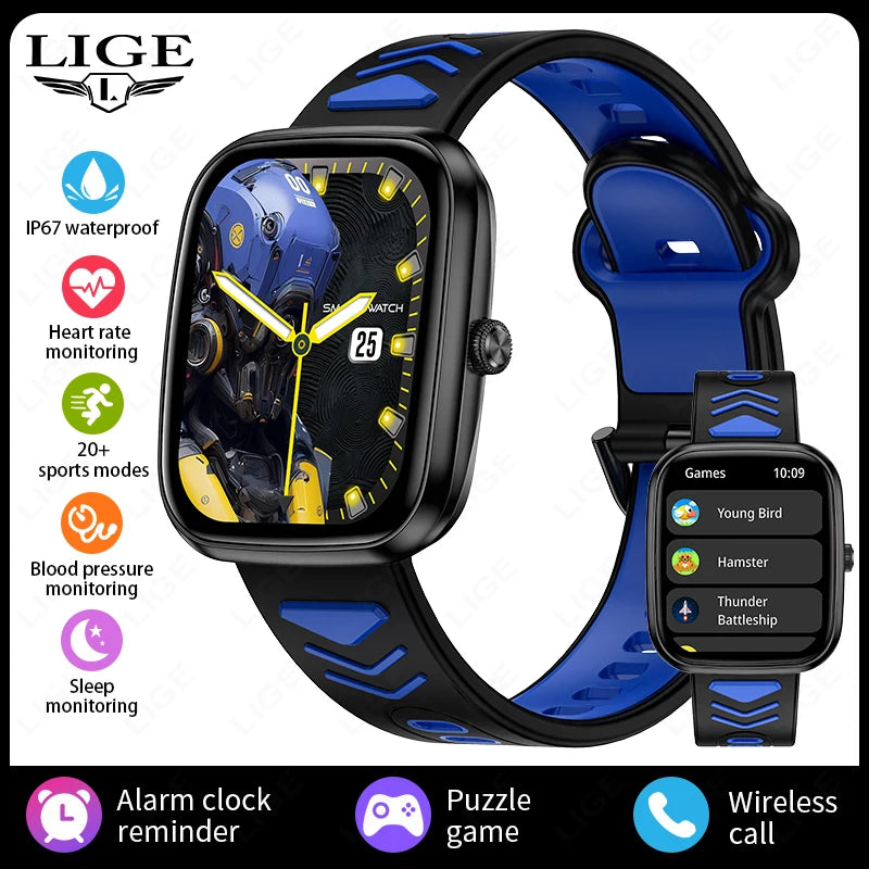 2024 Kids Smart Watch Child HD Touch Screen Games Smartwatch Music Watch Boy Girl Gift Children Smartwatch for IOS Android